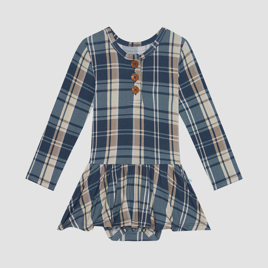 Joseph Henley Twirl Skirt Bodysuit