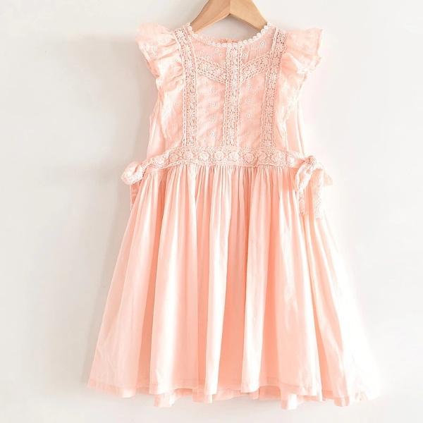 Girl's Clothing PINK / 5T Lace Embroidery Dress
